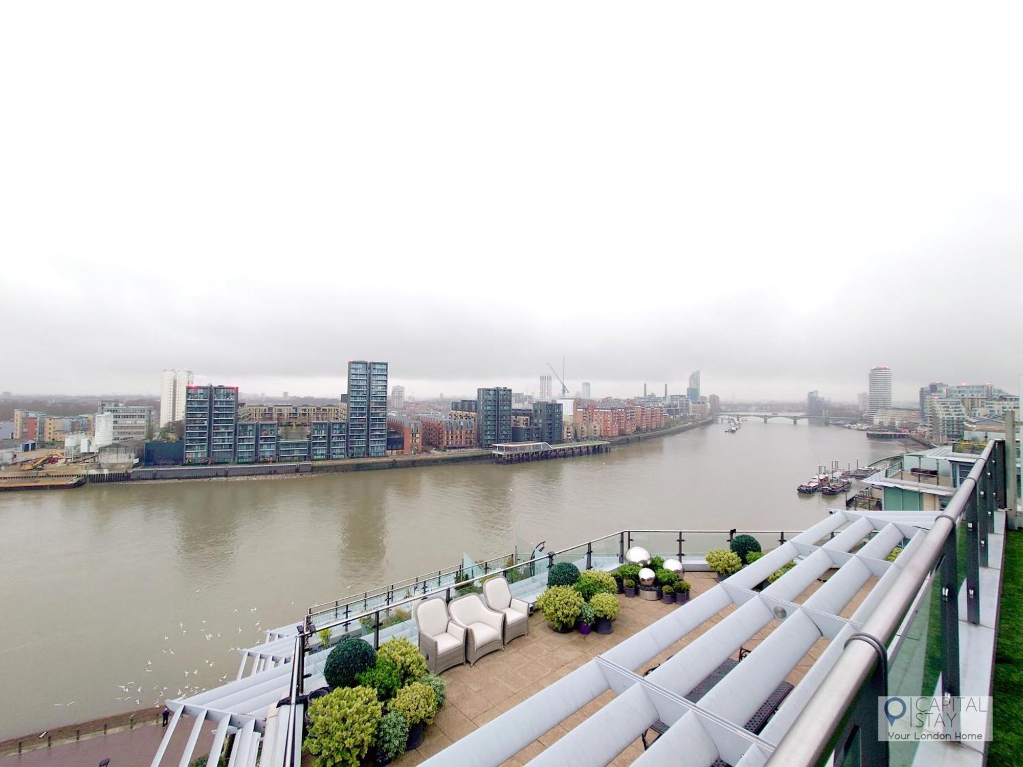 3 Bed Serviced In Battersea - River Views Londra