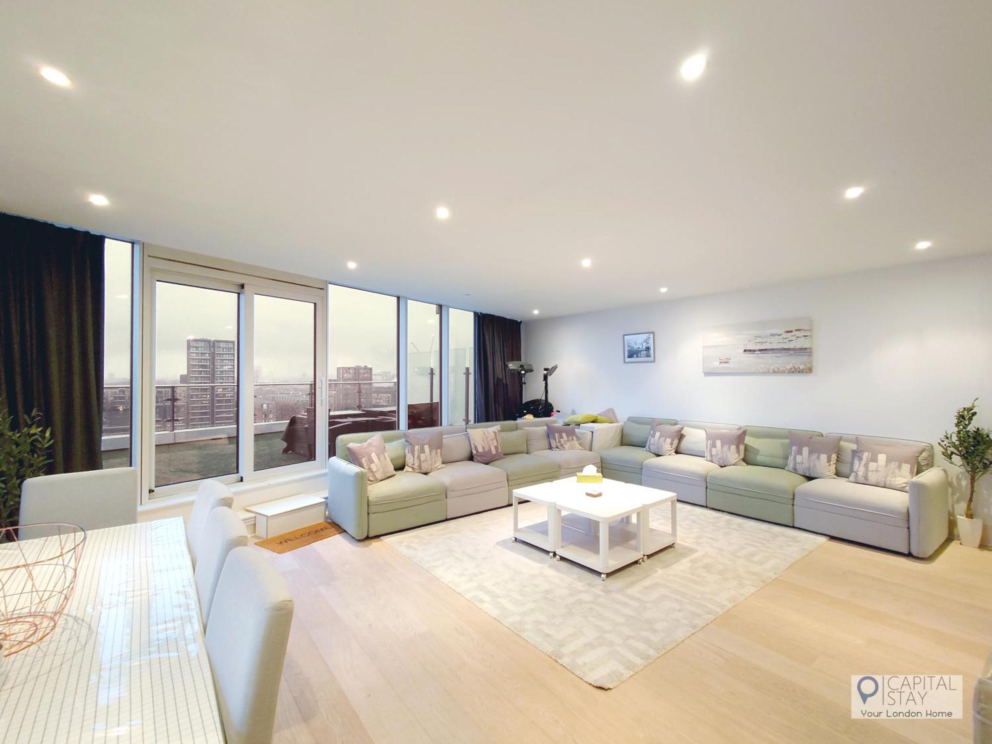 Appartamento 3 Bed Serviced In Battersea - River Views