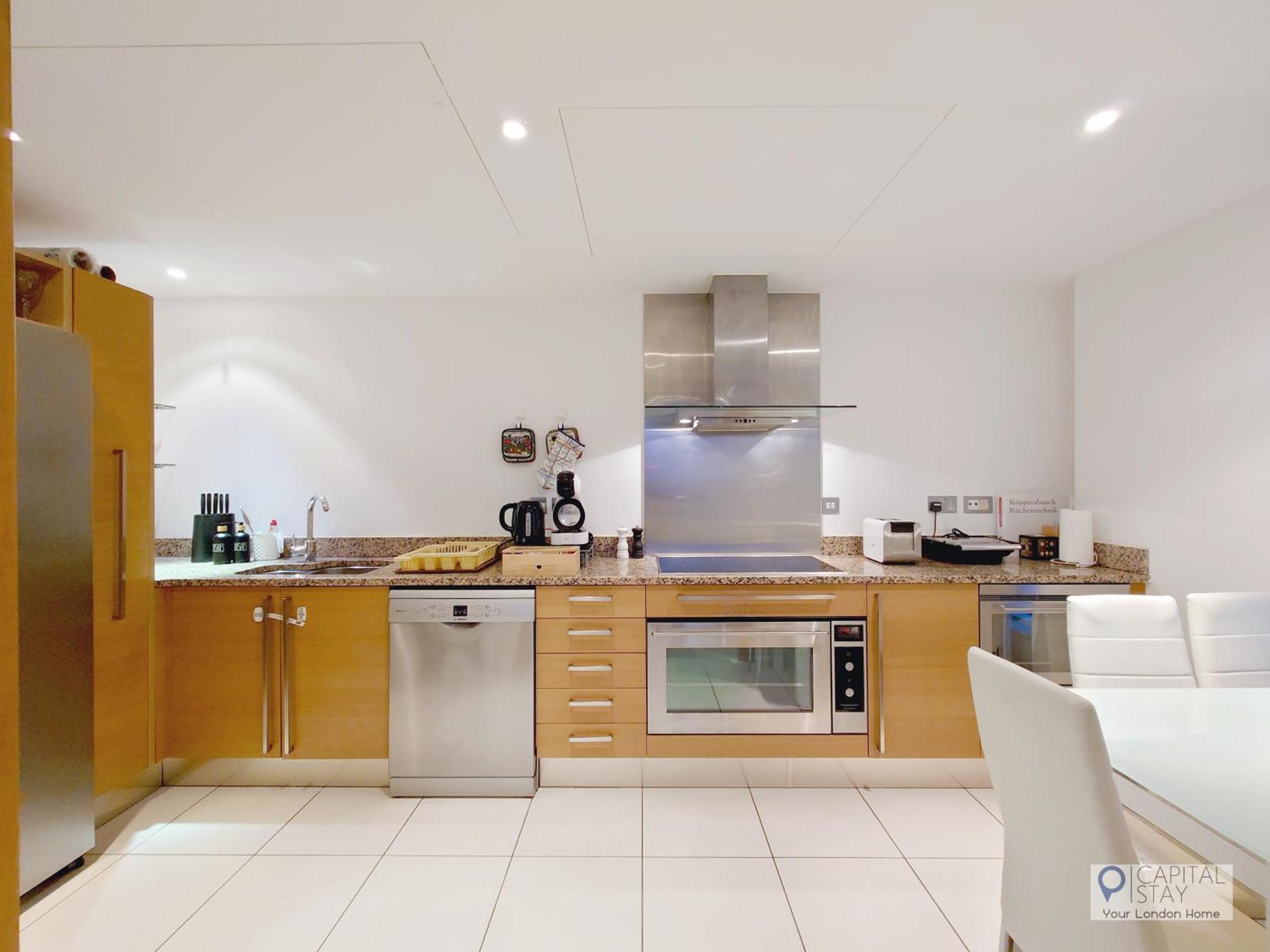 Appartamento 3 Bed Serviced In Battersea - River Views Londra